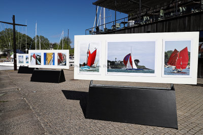 20 ans de la Semaine du Golfe - Exposition de photos sur le quai du port de Vannes