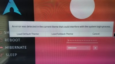 My login screen giving me issues...
