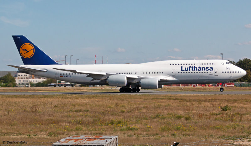 Boeing 747-830 Lufthansa D-ABYO