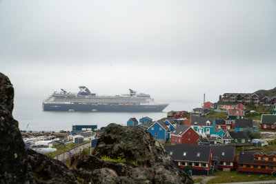 Cruiseship in Qaqortoq