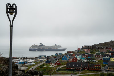 Cruiseship in Qaqortoq