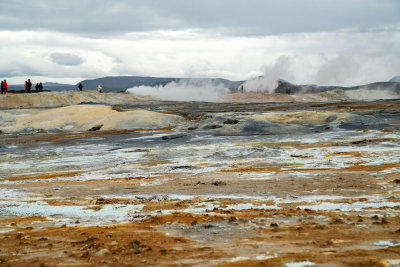 Namafjall Geothermal Mud Pits
