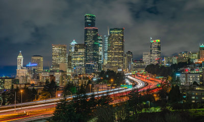 Seattle From The 12th Street Bridge