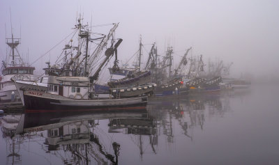 Fishing Boats In The Fog