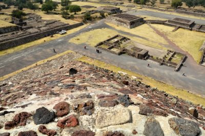 Corner of the Pyramid of the Sun