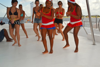 Dance on the boat