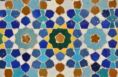 Ceramic Decoration in Vakil Mosque - Shiraz