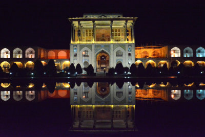 Aali Qapu Palace at night - Isfahan