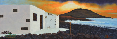 Oil on board