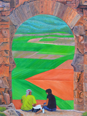 Oil on board
