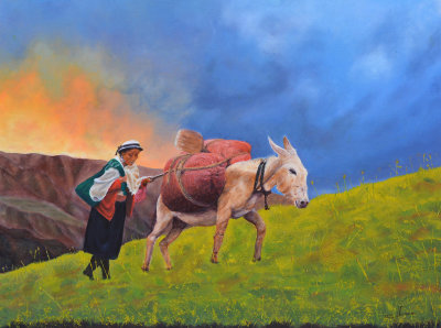 Oil on canvas