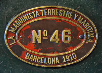 Locomotive Identification Plate