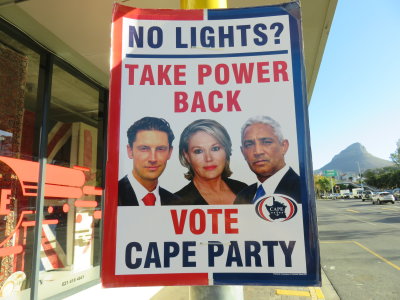 Cape Town election poster