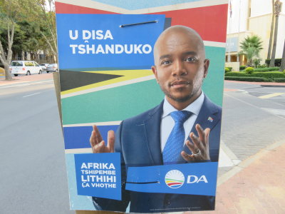 Johannesburg election poster