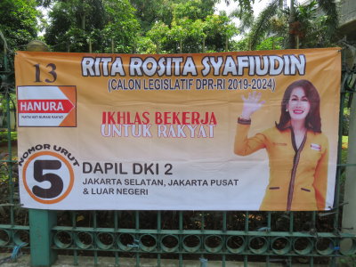Jakarta election poster
