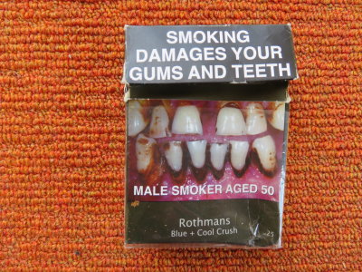 Australian Rothmans cigarette packet
