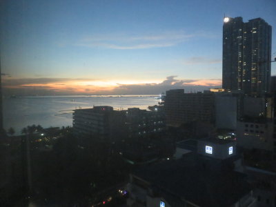 Manila my view from New Coast hotel