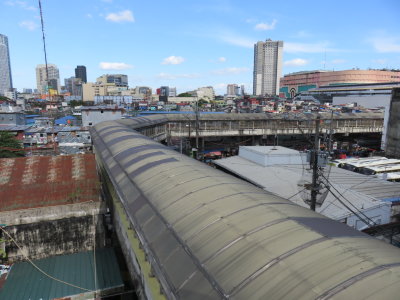 Manila view from Doroteo Jose station
