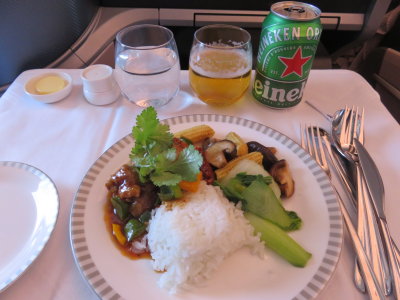 Singapore Airlines business class Melbourne to Singapore