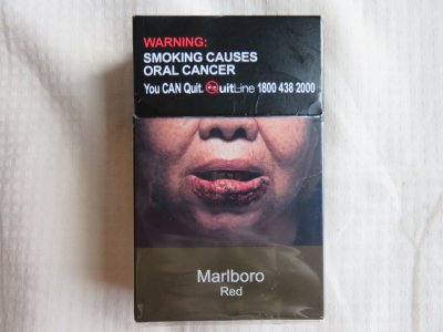 Singapore cigarette pack