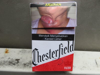 Indonesia cigarette pack