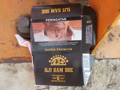 Indonesia cigarette pack