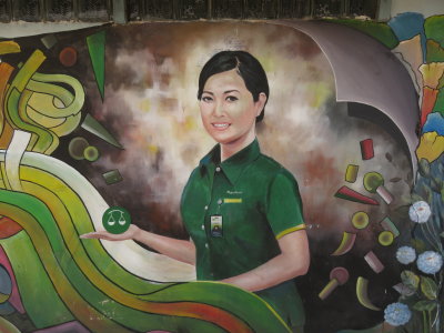 Palembang mural