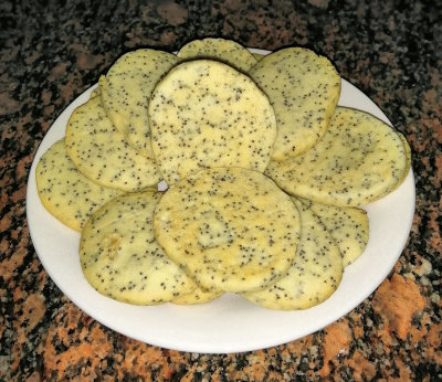 Lemon Poppyseed Cookies.
