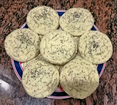 Soft Lemon Poppy seed Cookies