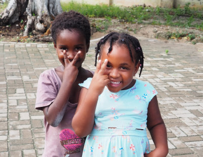 Two Girls, Mozambique