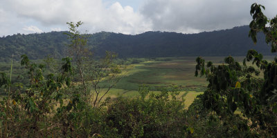 Ngurdoto secondary crater low on Mount Meru