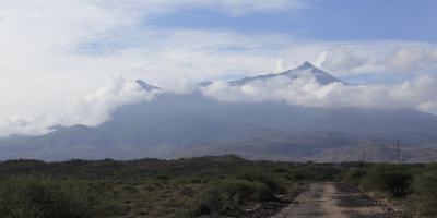 Lark fields and Mount Meru views