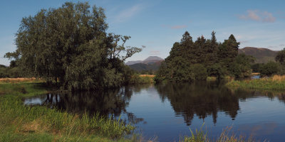 Ben Lomond and the Endrick Water at RSPB Loch Lomond