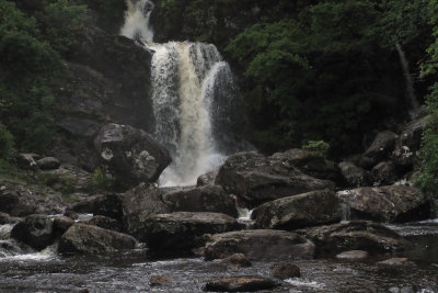 The waterfall at Inversnaid, Loch Lomond
