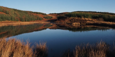 The lochan by the water treatment plant