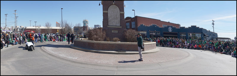 Crowd At The Roundabout