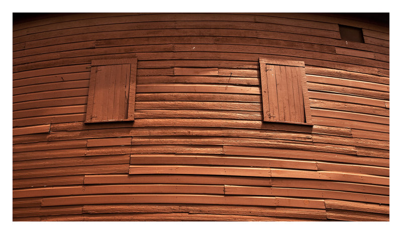 Round Barn Detail, Arcadia, OK.