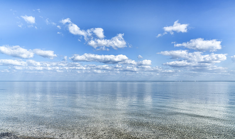 A Winter Day  At The Beach