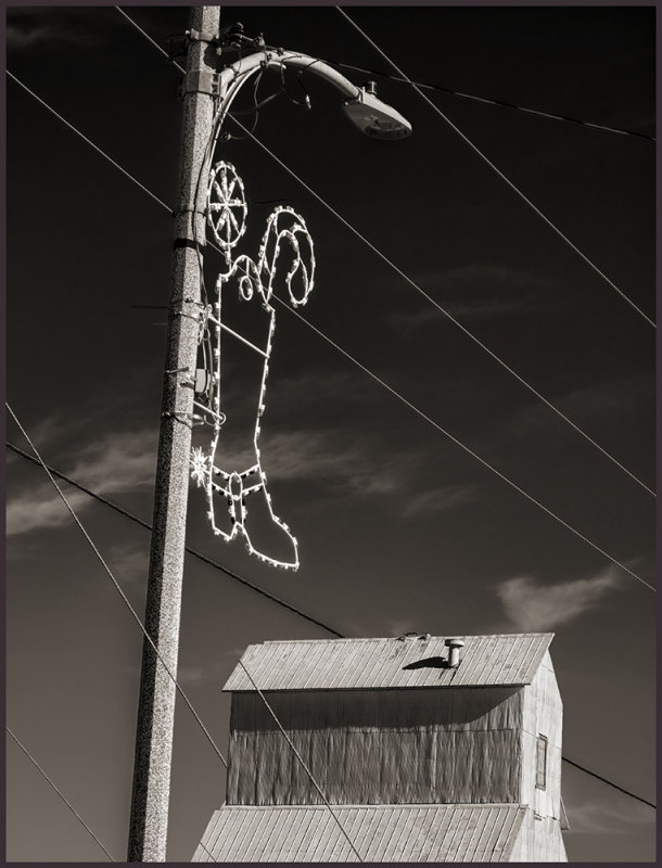 Cowboy Christmas Decoration, Grenola, Kansas