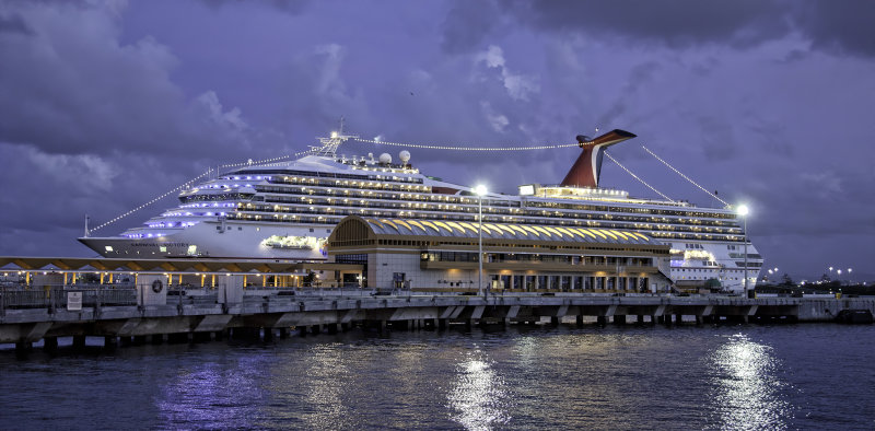 Cruise Ship In Port