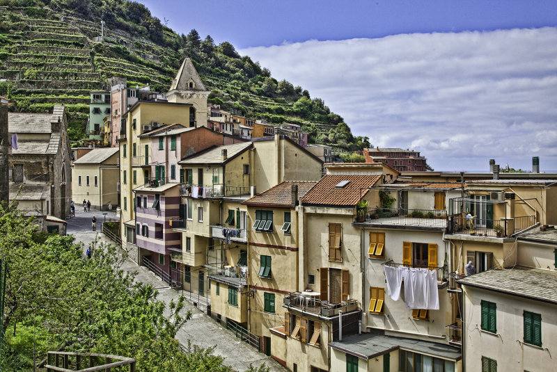 Mountainous Manarola