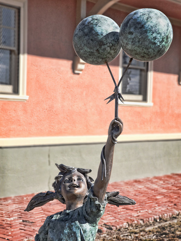 Child With Balloons 