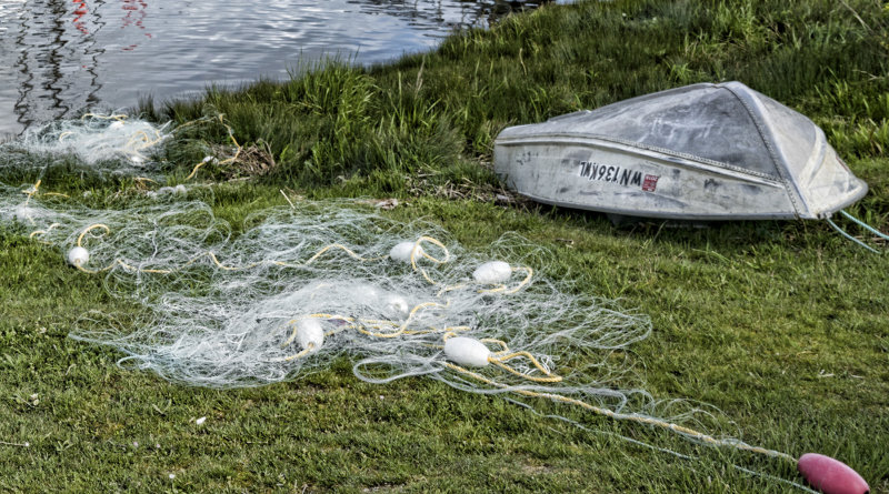 Drying Fish Net.