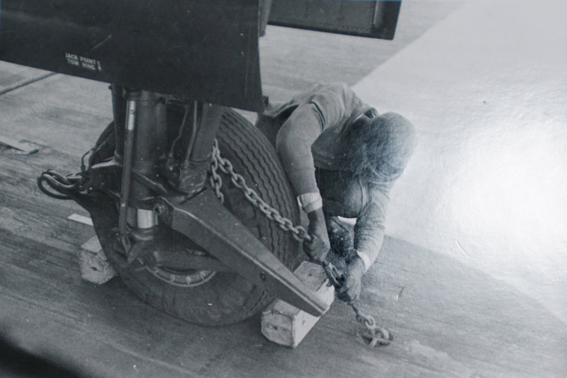 Unhooking The Tie Down