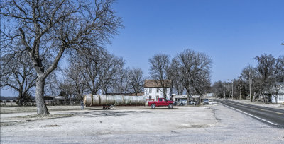 Hay Load and Driver, Rock, Kansas,