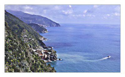 Ferry Departing, Manarola