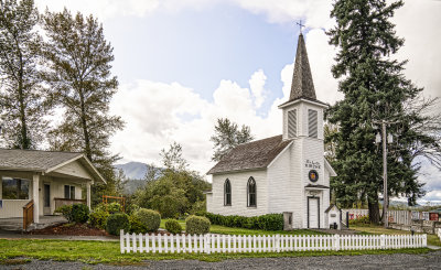 Kirche And Outbuilding