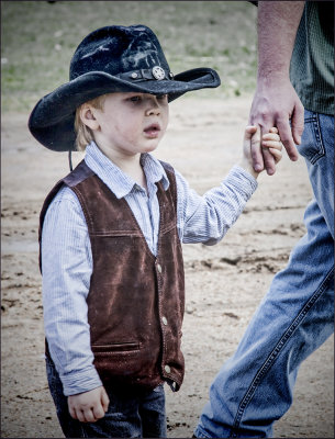 Cowboy and his Podner