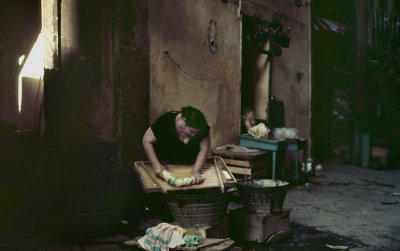 Washing Laundry, Naples 1955