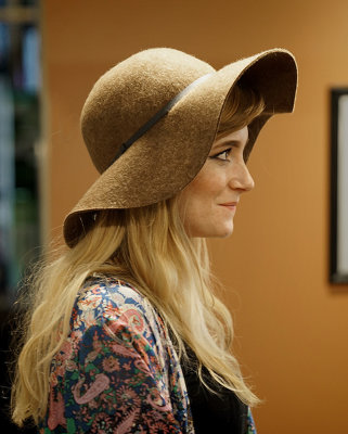 Young lady at the Front Desk